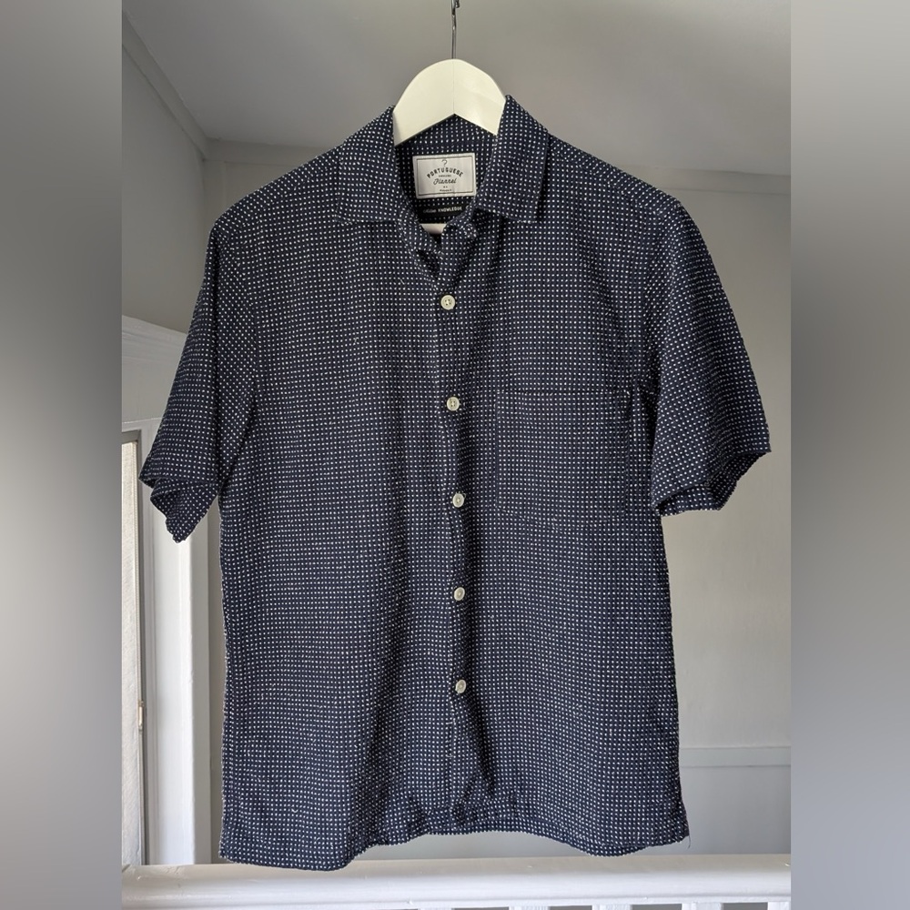 Portuguese Flannel Short Sleeve Button Down Shirt